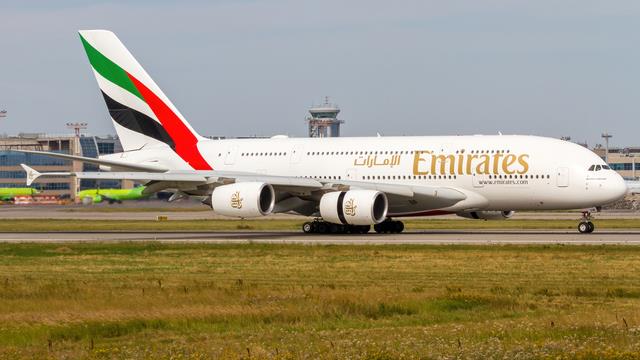 A6-EUM:Airbus A380-800:Emirates Airline